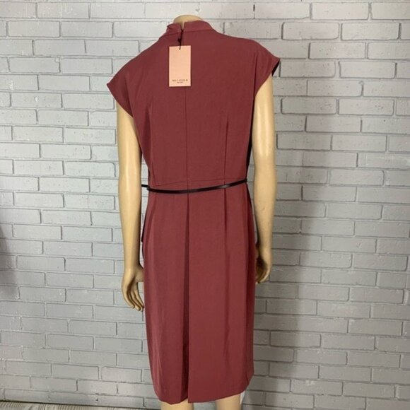 M.M. LaFleur The Elecia Brick Red Dress - Size 14 - Picture 10 of 15